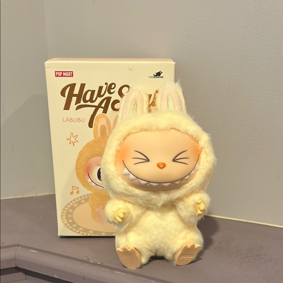 Pop Mart Labubu Cream Stuffed Animal
